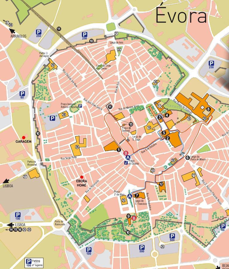 Ebora Home - Garage Free - Centro Historico Évora Dış mekan fotoğraf
